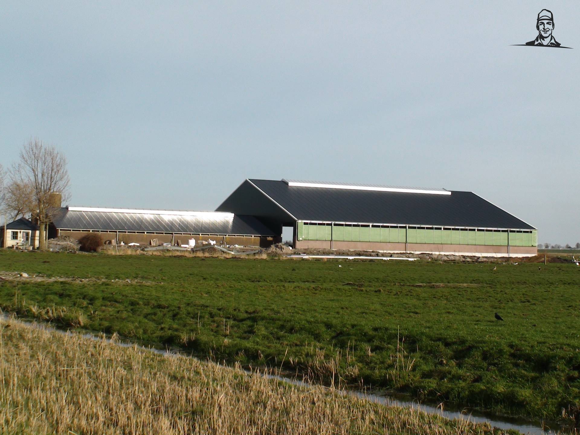 Oud en nieuw in aanbouw van Grasbaal