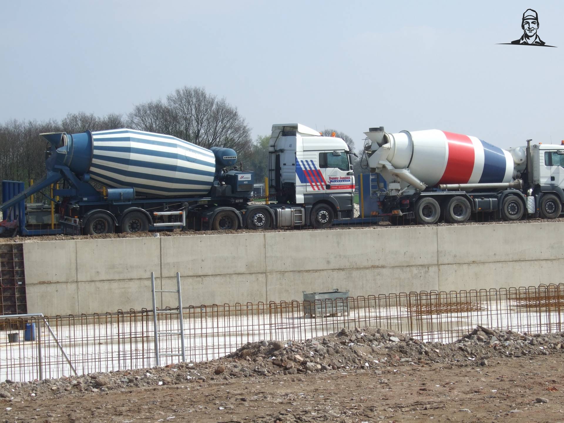 betonstorten verliep niet helemaal vlekkenloos van newholland powers