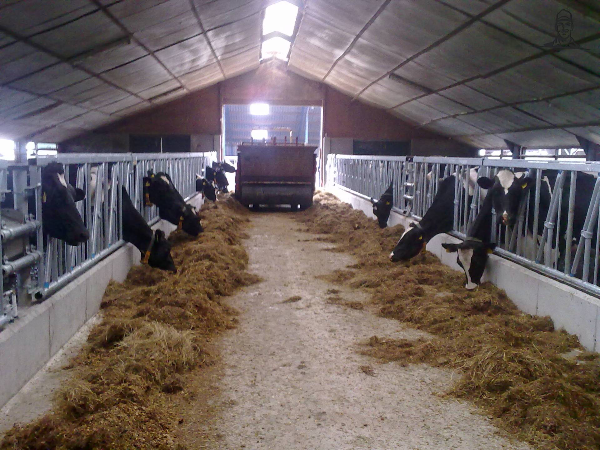 Nieuwe voer hek af van DeutzD40L