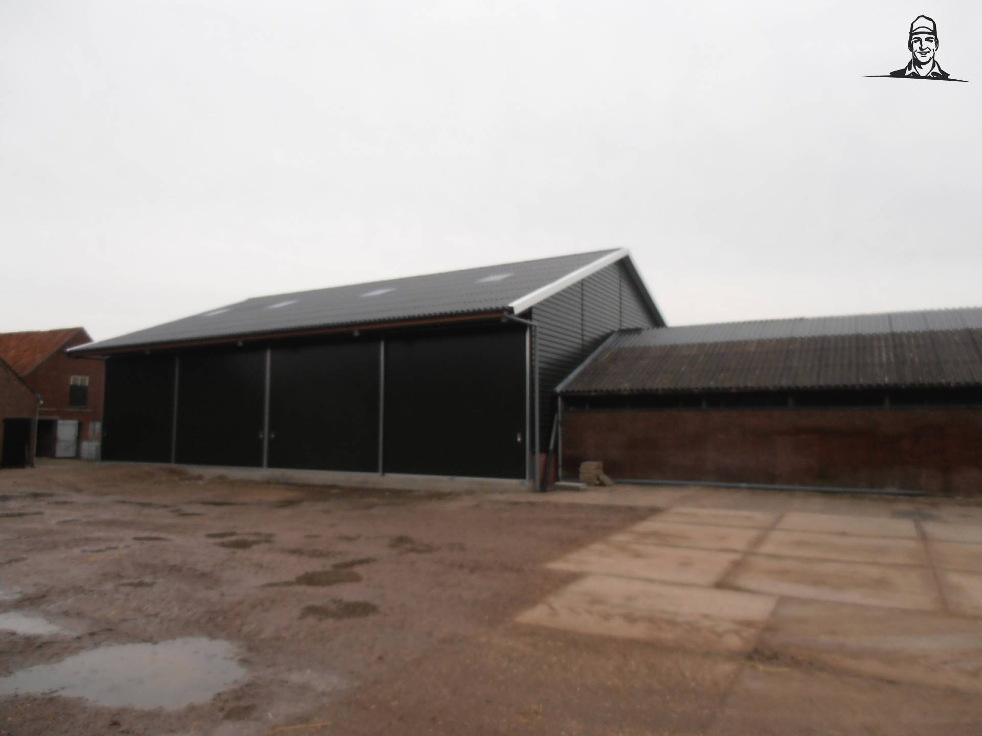 nieuwe loods eindelijk klaar ! van japie82