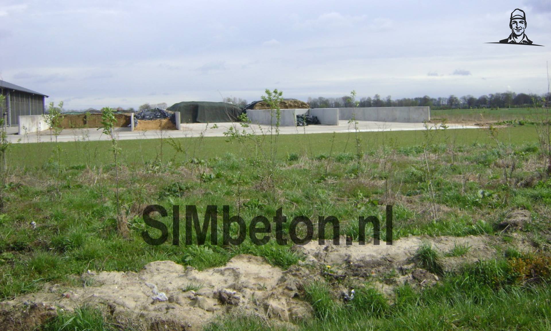 Realisatie sleufsilo van SIMbeton