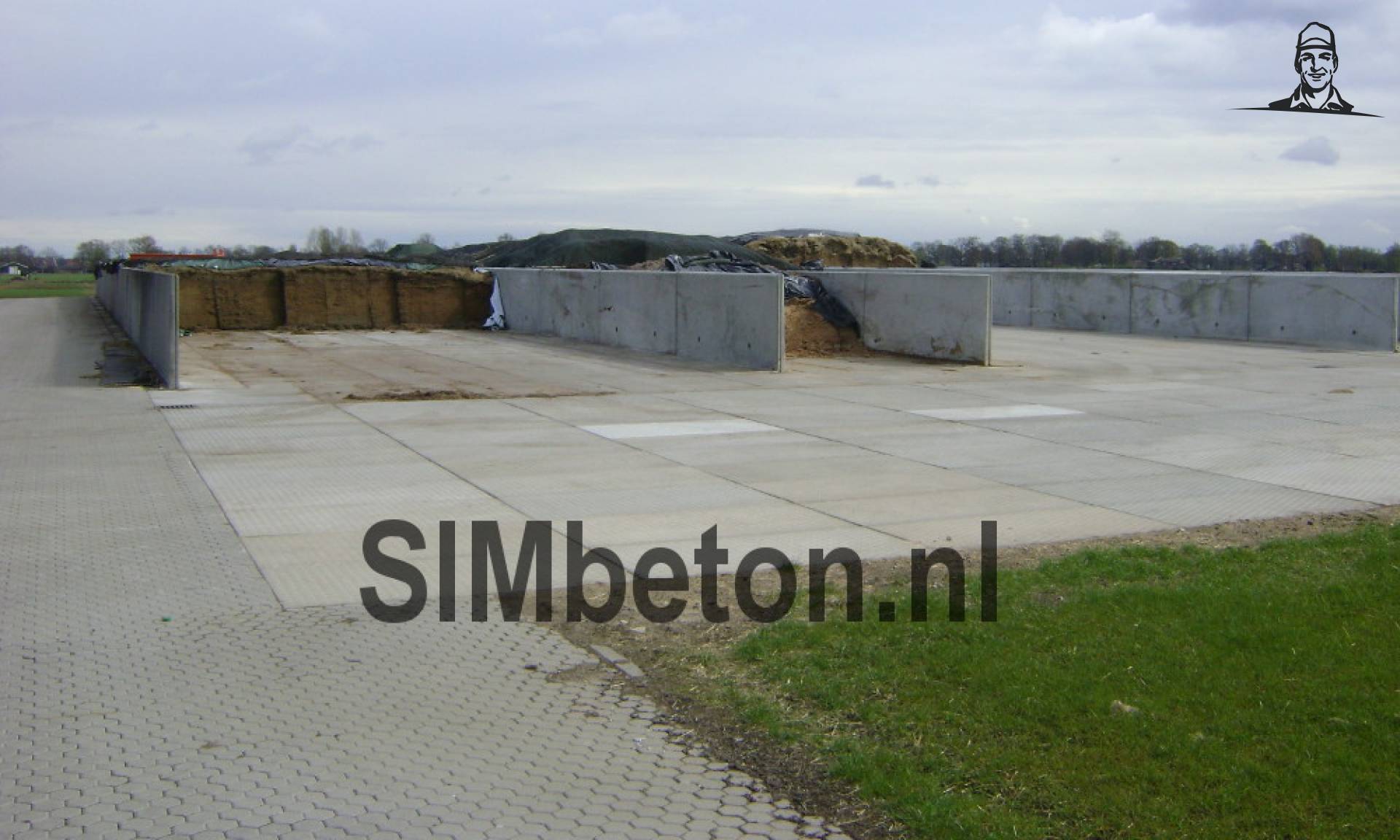 Realisatie sleufsilo van SIMbeton