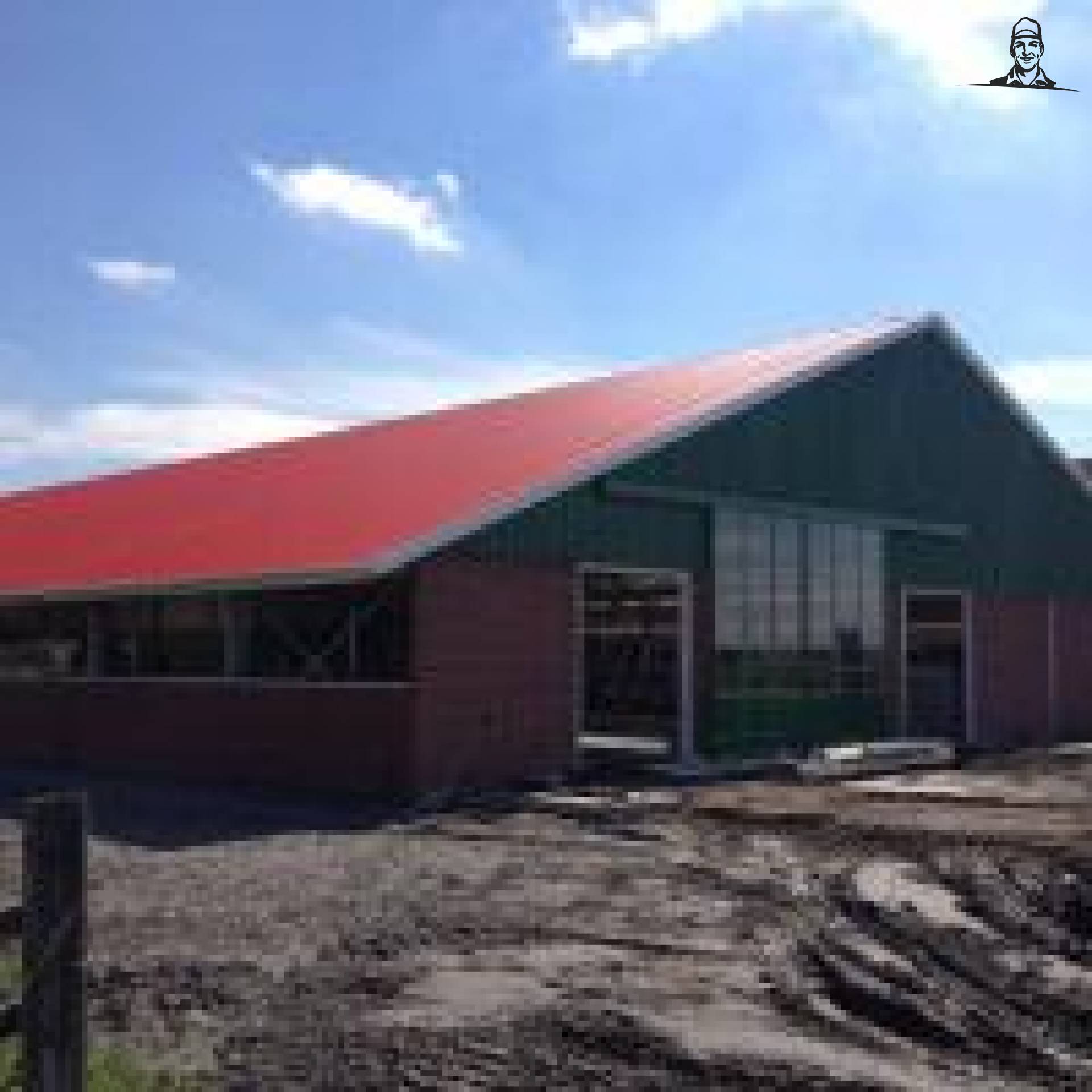 nieuwe stal in wognum van mf topper