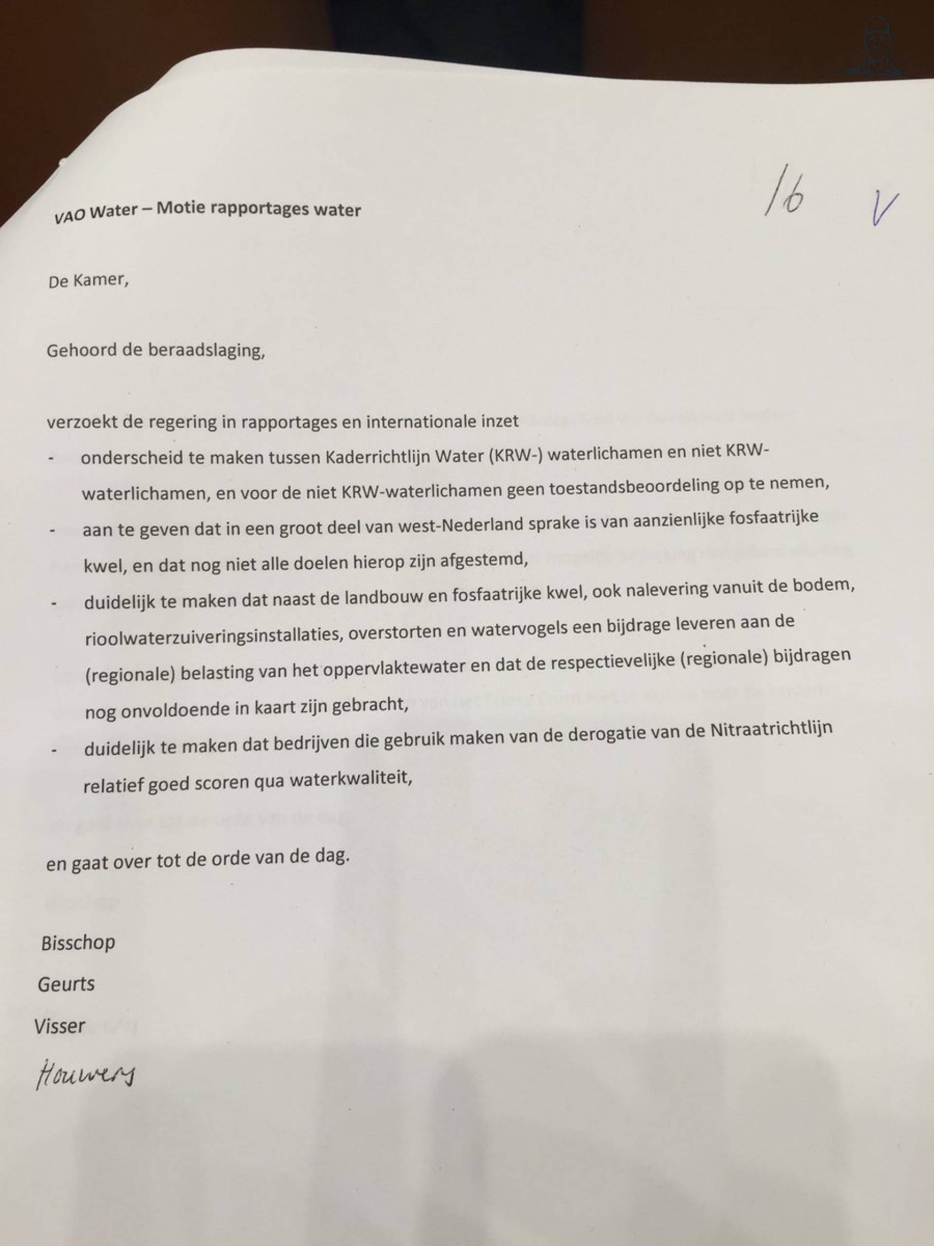 Kijk, deze mooie motie is zojuist met brede steun aangenomen van Nieuwsgrazer