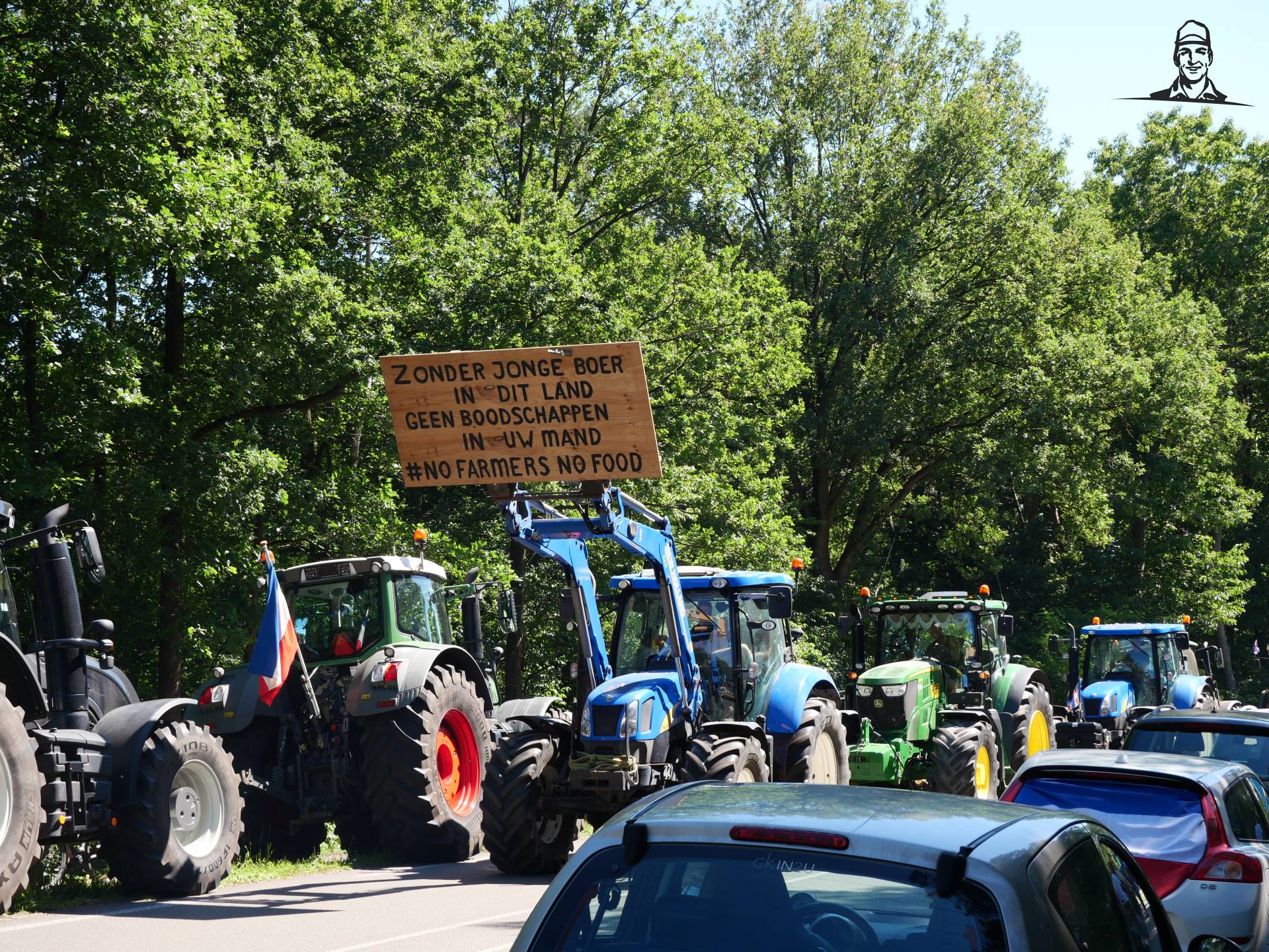 Boerenprotest Stroe van Grasbaal
