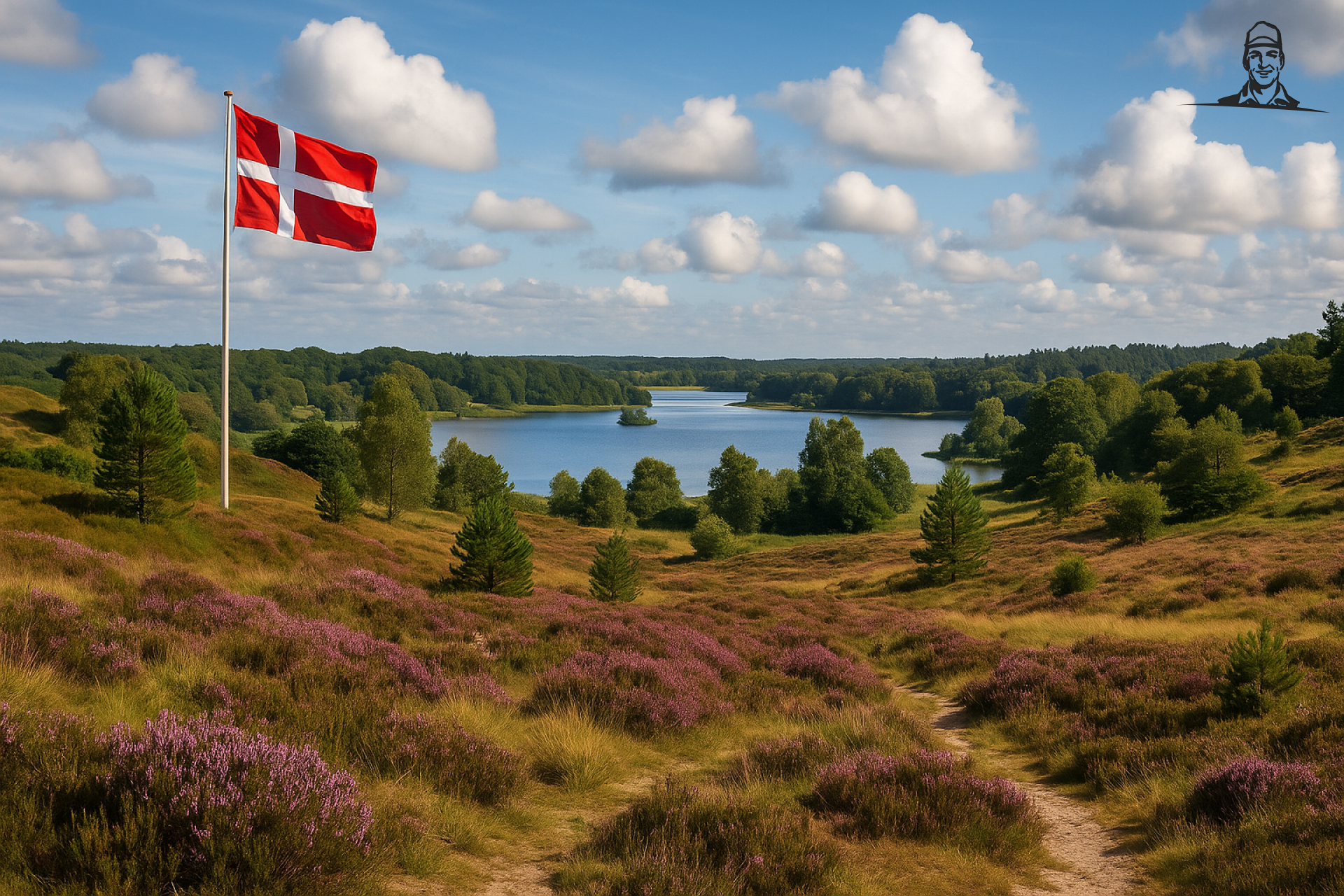 Natuurgebied in Denemarken van Grasbaal
