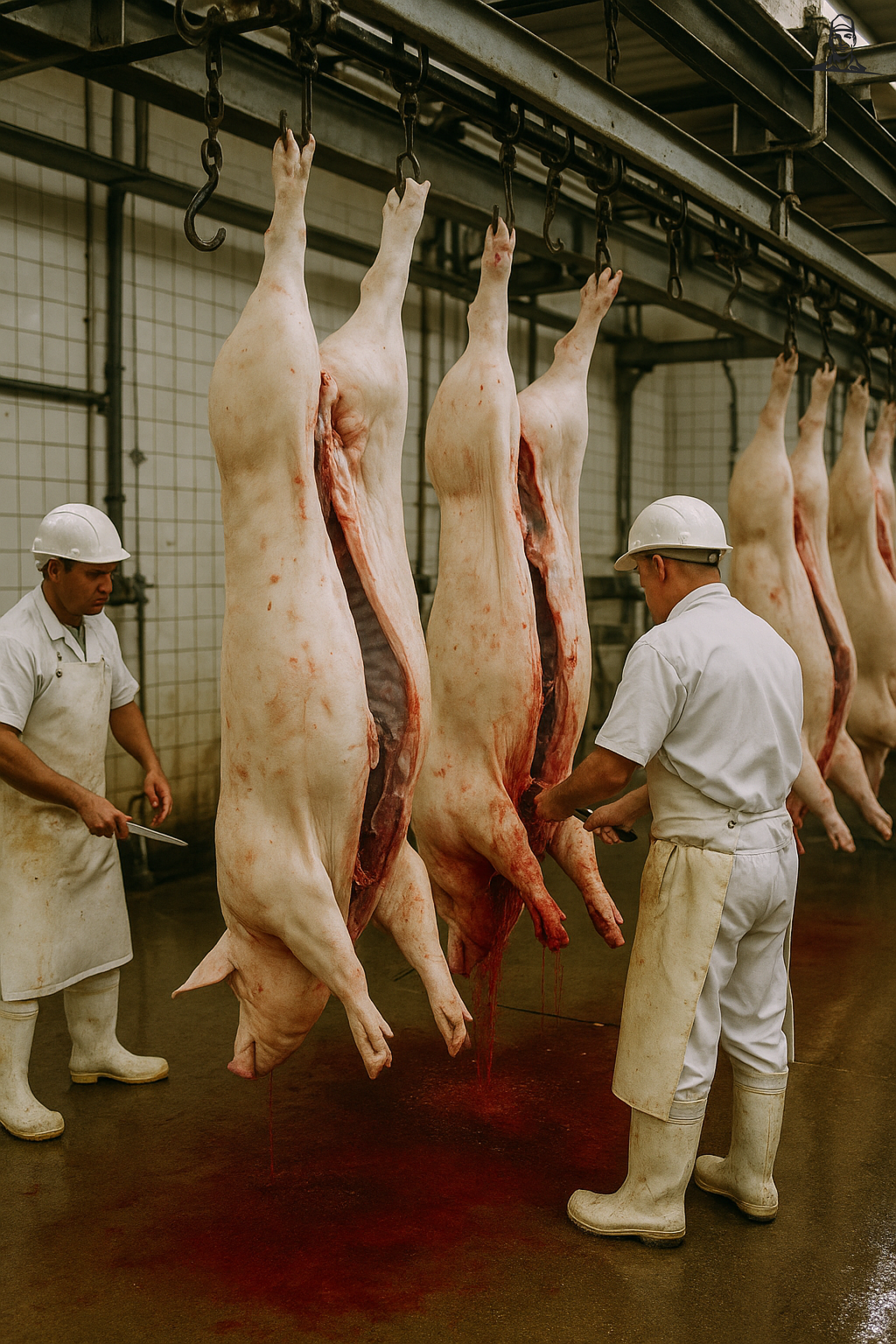 Kijkje in varkensslachthuis van Grasbaal
