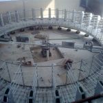 carrousel in aanbouw