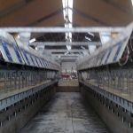 Melkstal in aanbouw