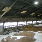 Nieuwe stalventilatie.