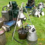 spoelinstallatie voor oude melkapparaten 