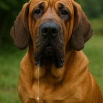 Kwijlende hond