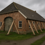 Groningse boerderij met bevingsschade