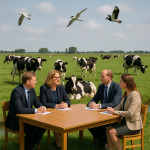 Vergadering in het land